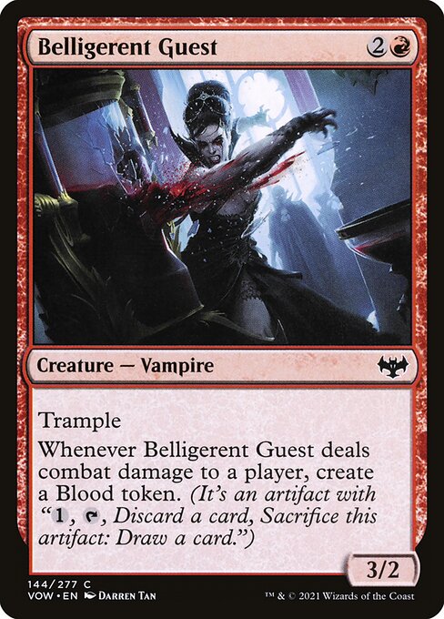 Belligerent Guest - Innistrad: Crimson Vow #144