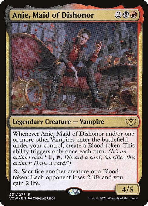 Anje, Maid of Dishonor - Innistrad: Crimson Vow #231