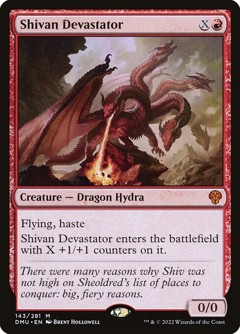 Shivan Devastator - Dominaria United #143