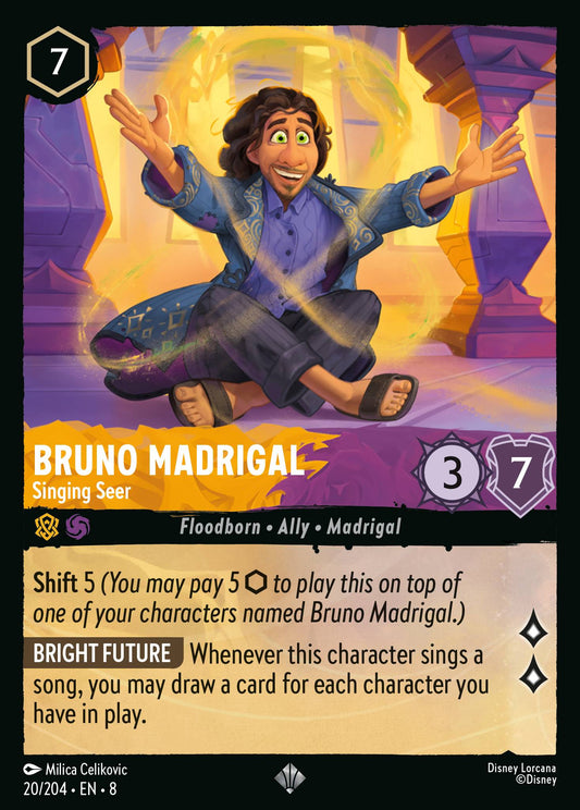Bruno Madrigal - Singing Seer | Reign of Jafar | 20/204 | Normal