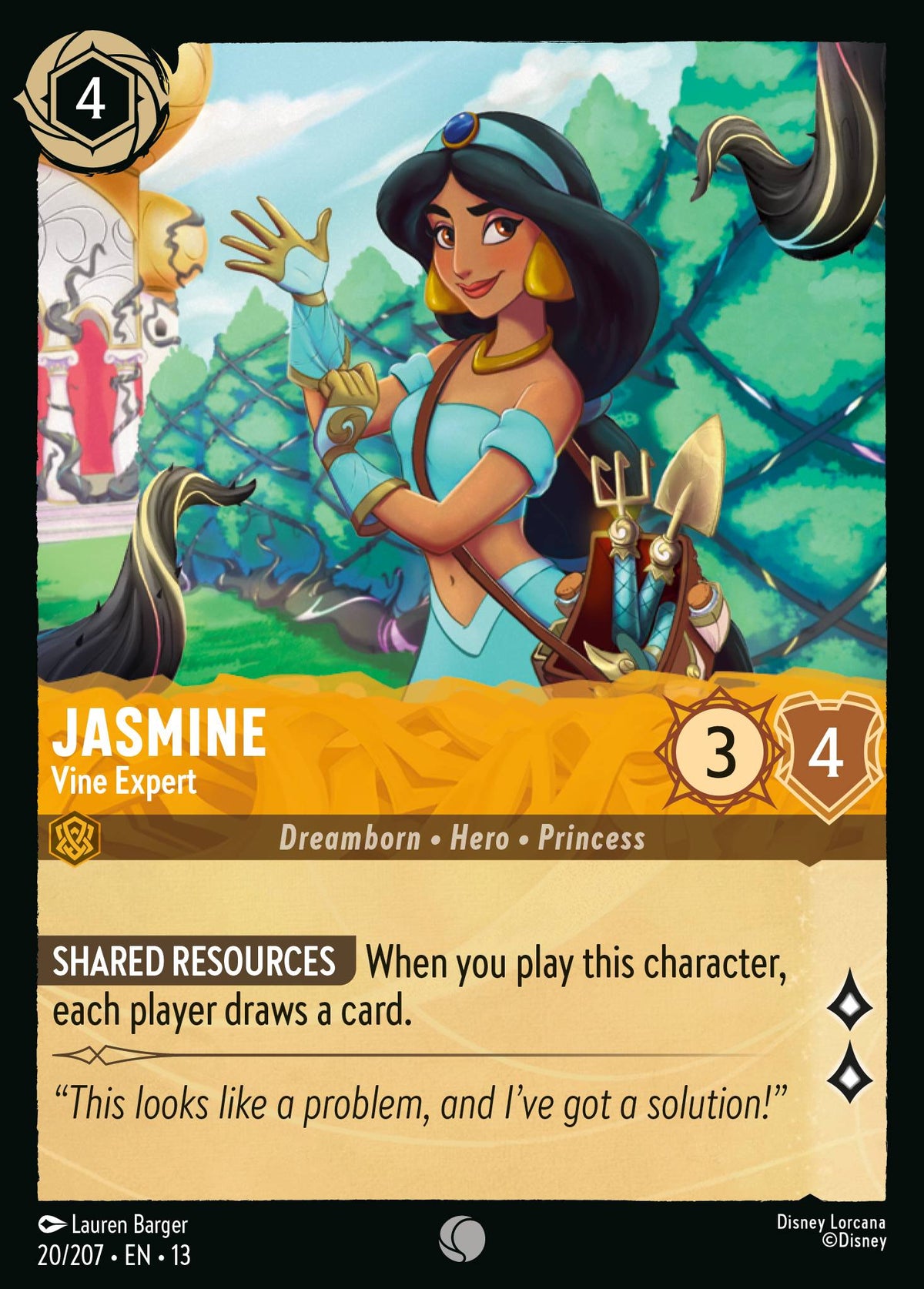 Jasmine - Vine Expert | Attack of the Vine! | 20/207 | Normal