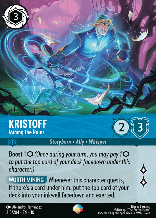Kristoff - Mining the Ruins | Whispers in the Well | 218/204 | Holofoil