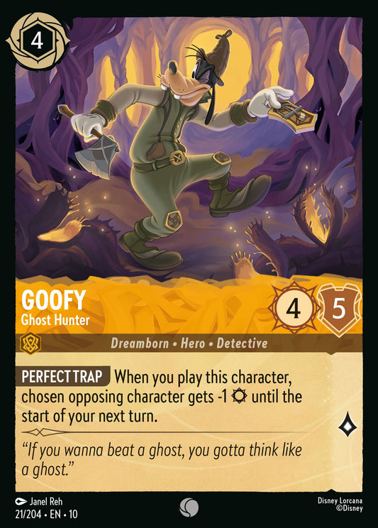 Goofy - Ghost Hunter | Whispers in the Well | 21/204 | Cold Foil