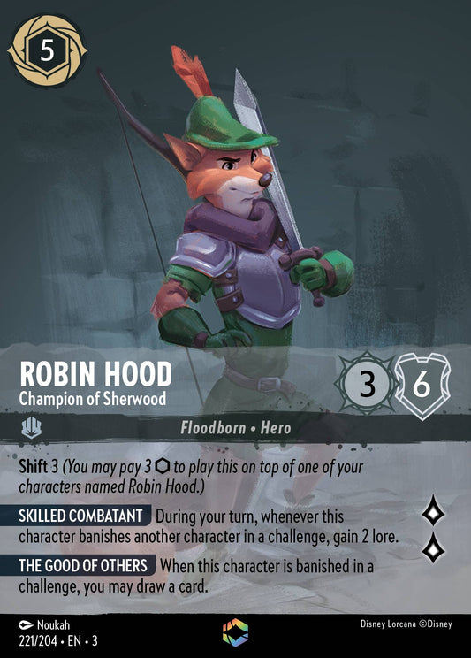 Robin Hood - Champion of Sherwood | Into the Inklands | 221/204 | Holofoil