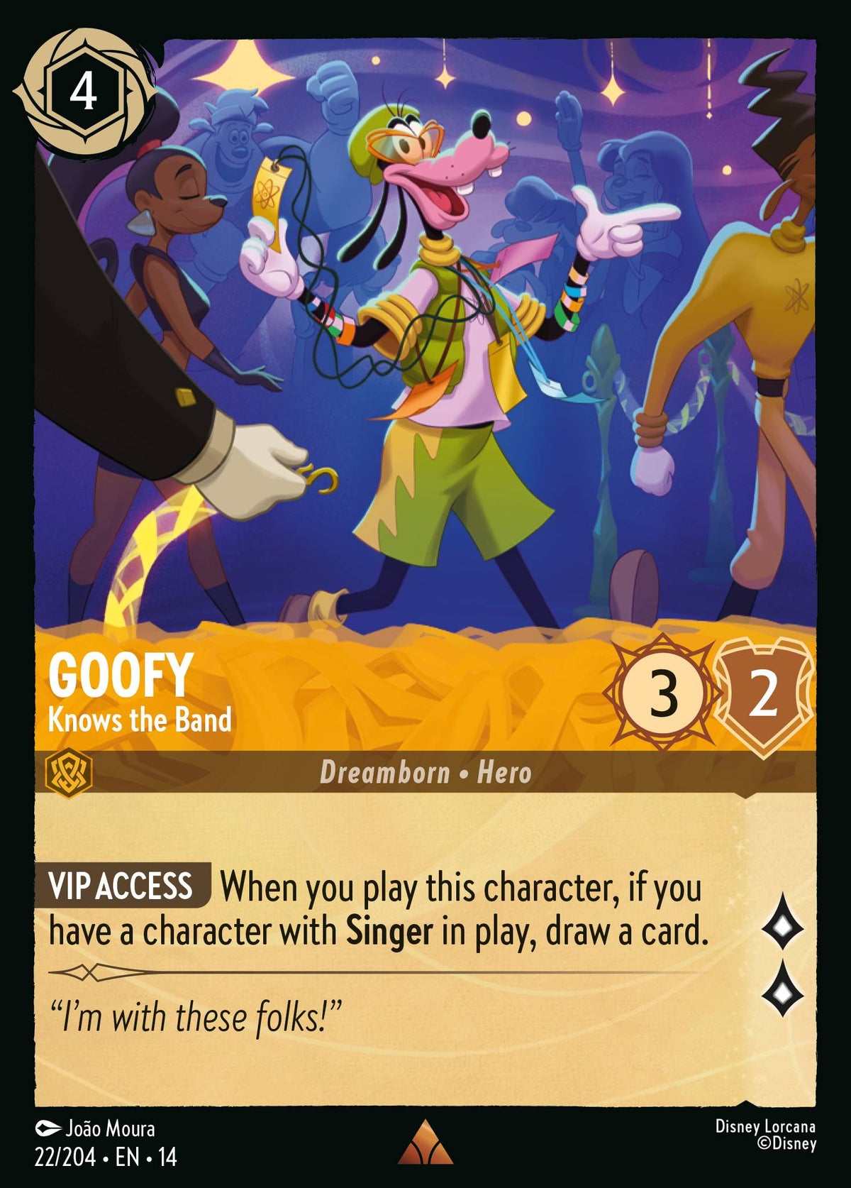 Goofy - Knows the Band | Hyperia City | 22/204 | Normal