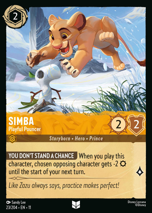 Simba - Playful Pouncer | Winterspell | 23/204 | Normal