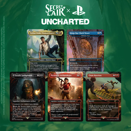 SECRET LAIR PLAY STATION UNCHARTED