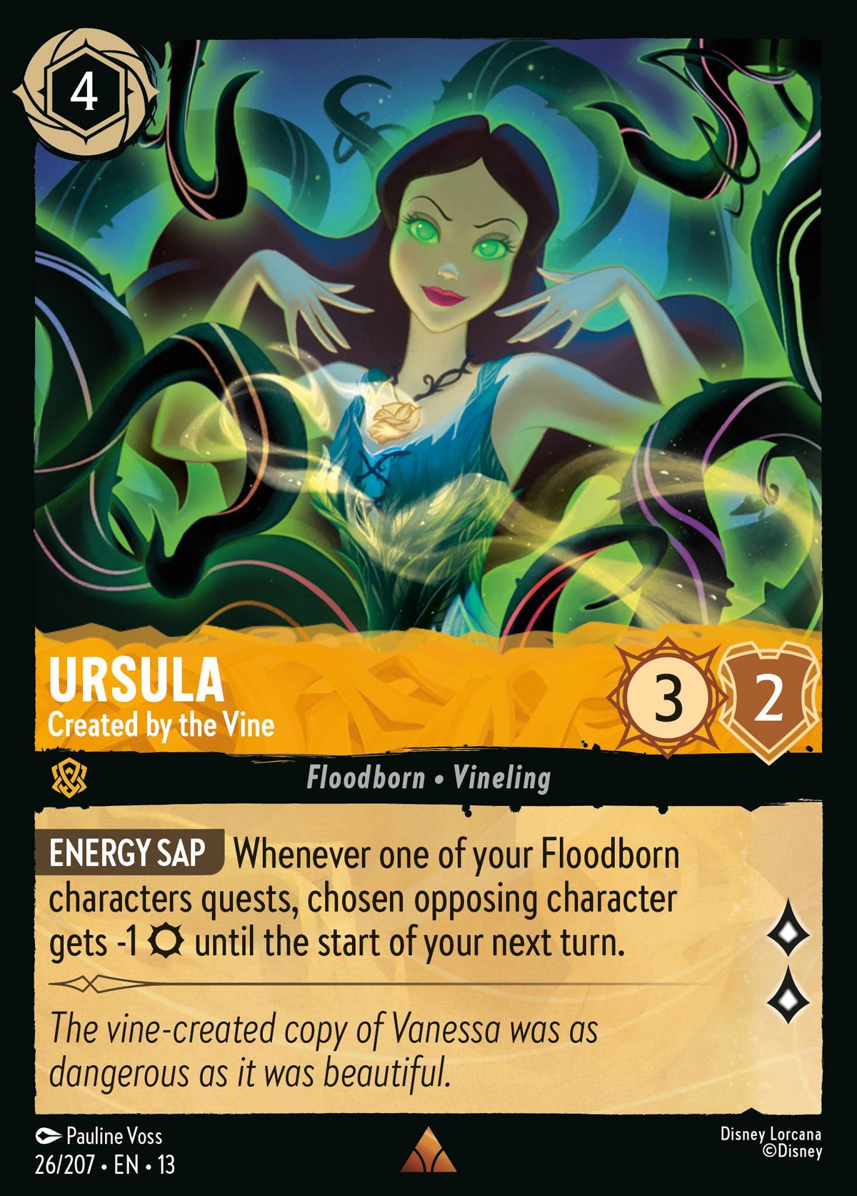 Ursula - Created by the Vine | Attack of the Vine! | 26/207 | Normal