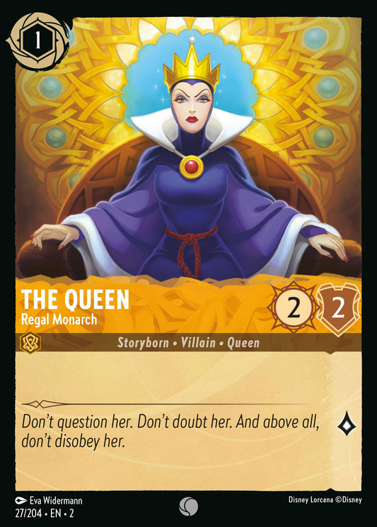 The Queen - Regal Monarch | Rise of the Floodborn | 27/204 | Cold Foil