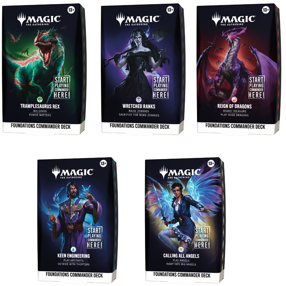 COMMANDER DECK DISPLAY FUNDATION (5 PIEZAS)