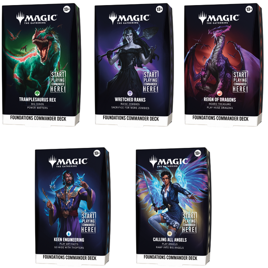 COMMANDER DECK DISPLAY FUNDATION (5 PIEZAS)