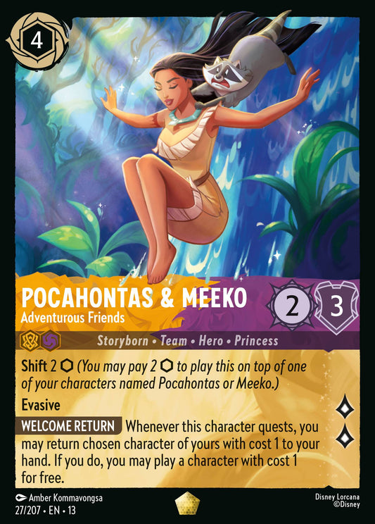 Pocahontas & Meeko - Adventurous Friends | Attack of the Vine! | 27/207 | Cold Foil