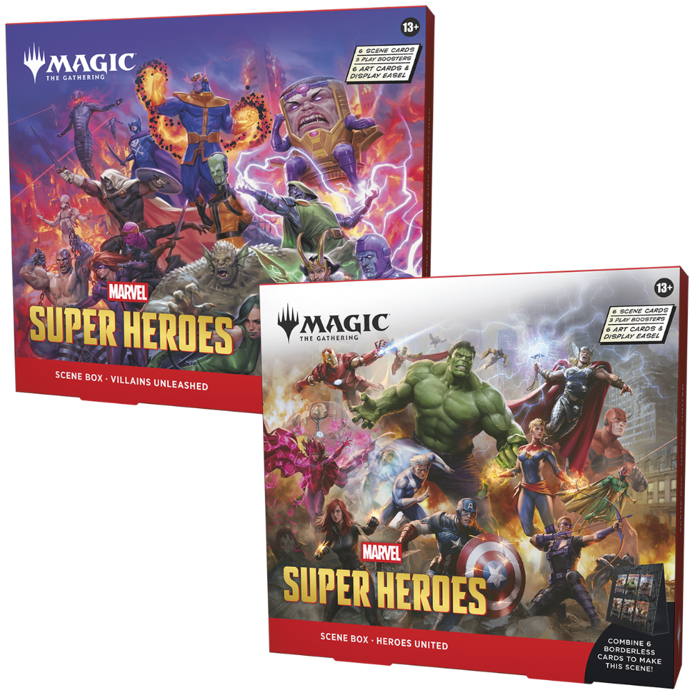 SCENE BOX MARVEL (2 PIEZAS)