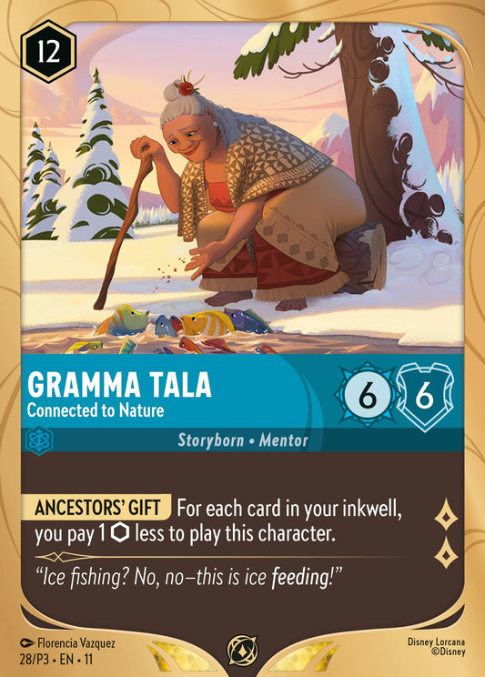 Gramma Tala - Connected to Nature | Disney Lorcana Promo Cards | 28 | Holofoil