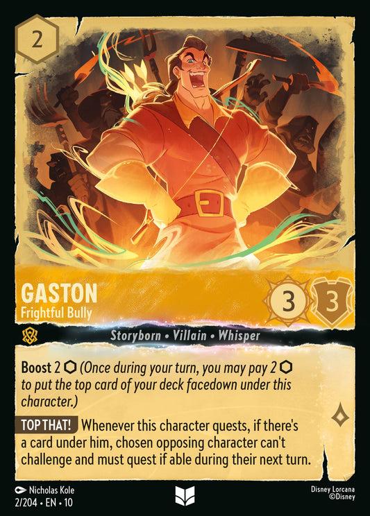Gaston - Frightful Bully | Whispers in the Well | 2/204 | Holofoil