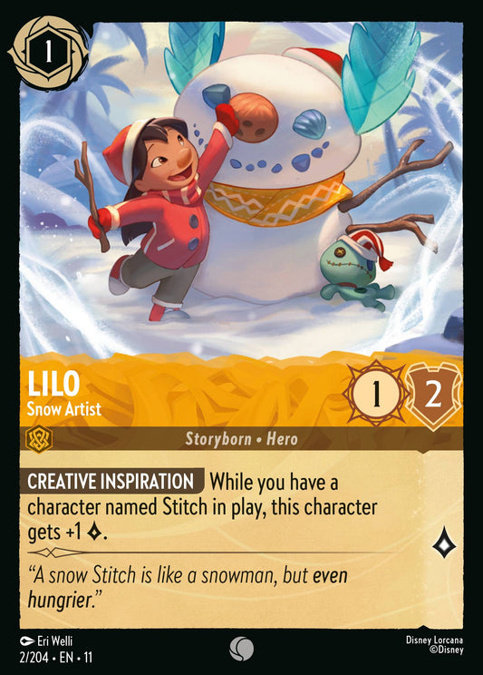 Lilo - Snow Artist | Winterspell | 2/204 | Cold Foil