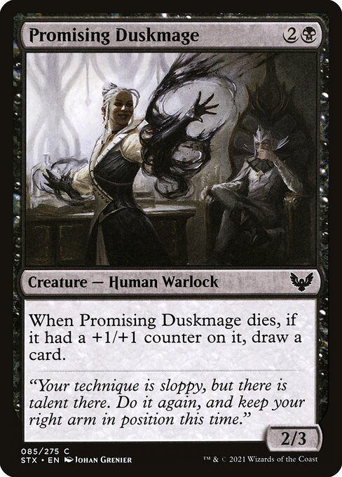 Promising Duskmage - Strixhaven: School of Mages #85