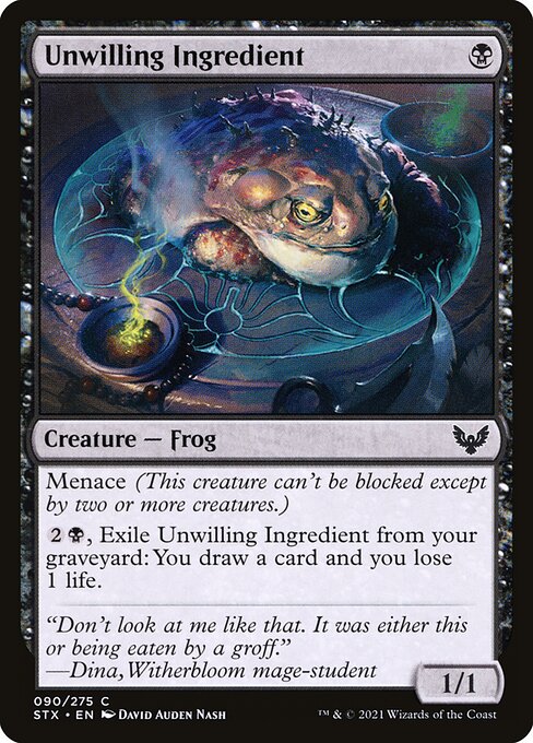 Unwilling Ingredient - Strixhaven: School of Mages #90