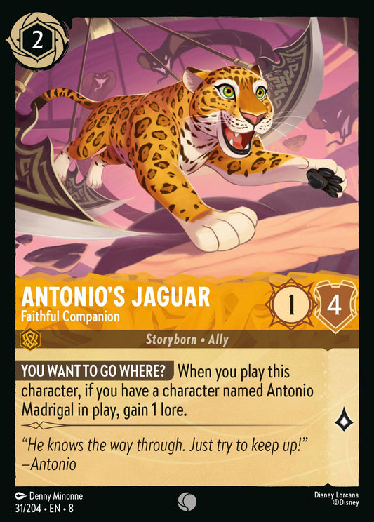 Antonio's Jaguar - Faithful Companion | Reign of Jafar | 31/204 | Normal