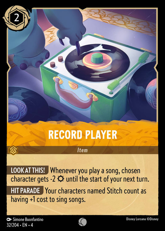 Record Player | Ursula's Return | 32/204 | Normal