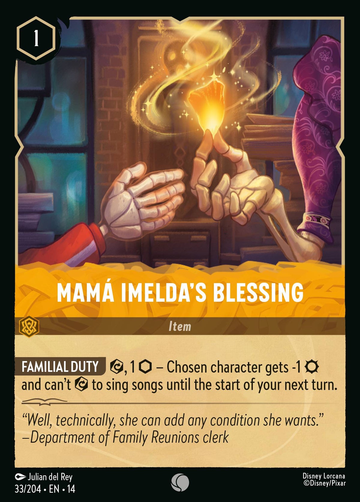 Mama Imelda's Blessing | Hyperia City | 33/204 | Normal