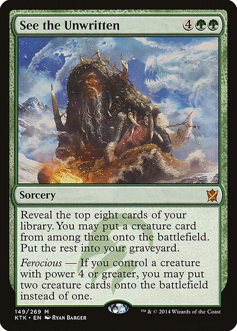 See the Unwritten - Khans of Tarkir #149