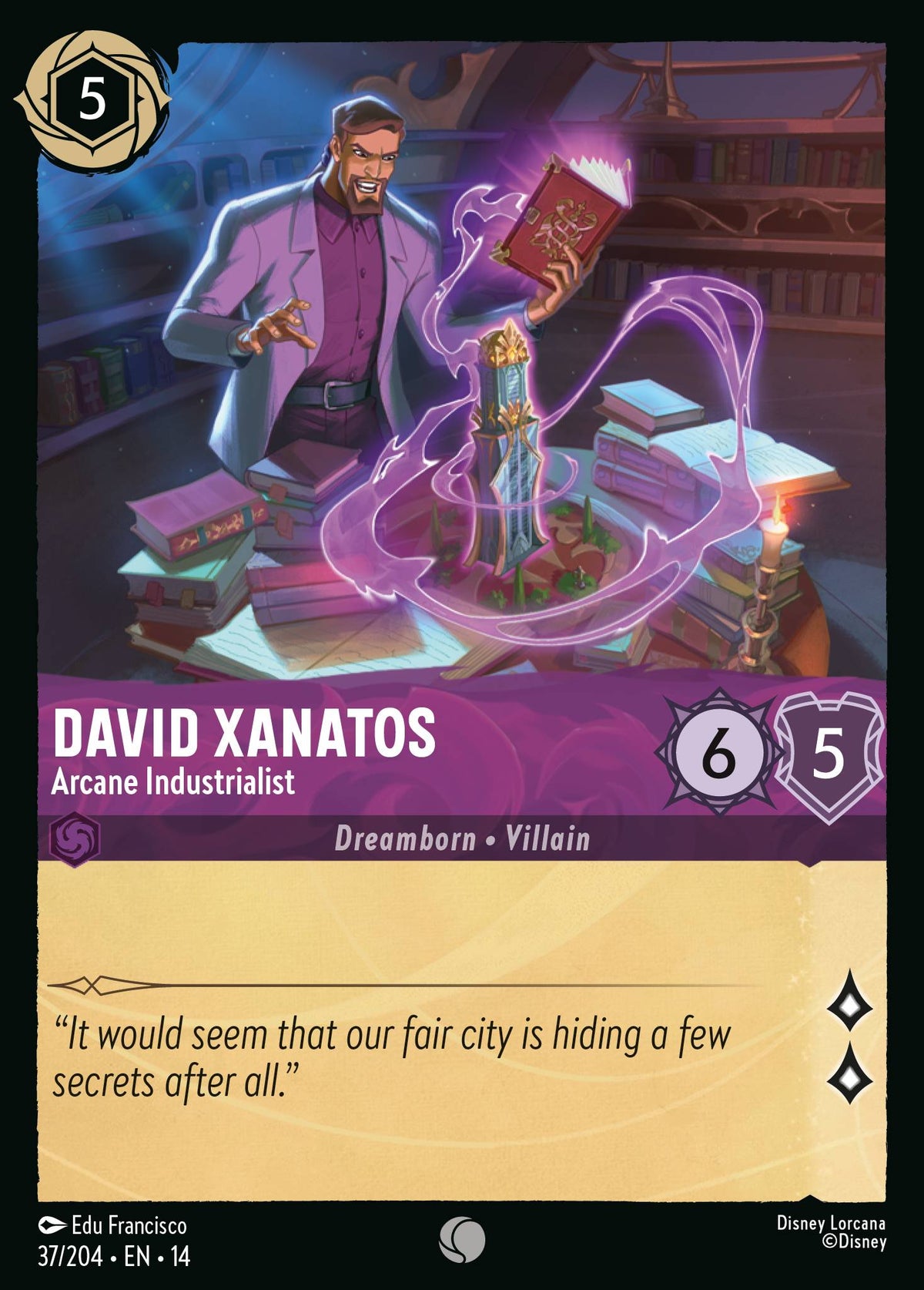 David Xanatos - Arcane Industrialist | Hyperia City | 37/204 | Cold Foil