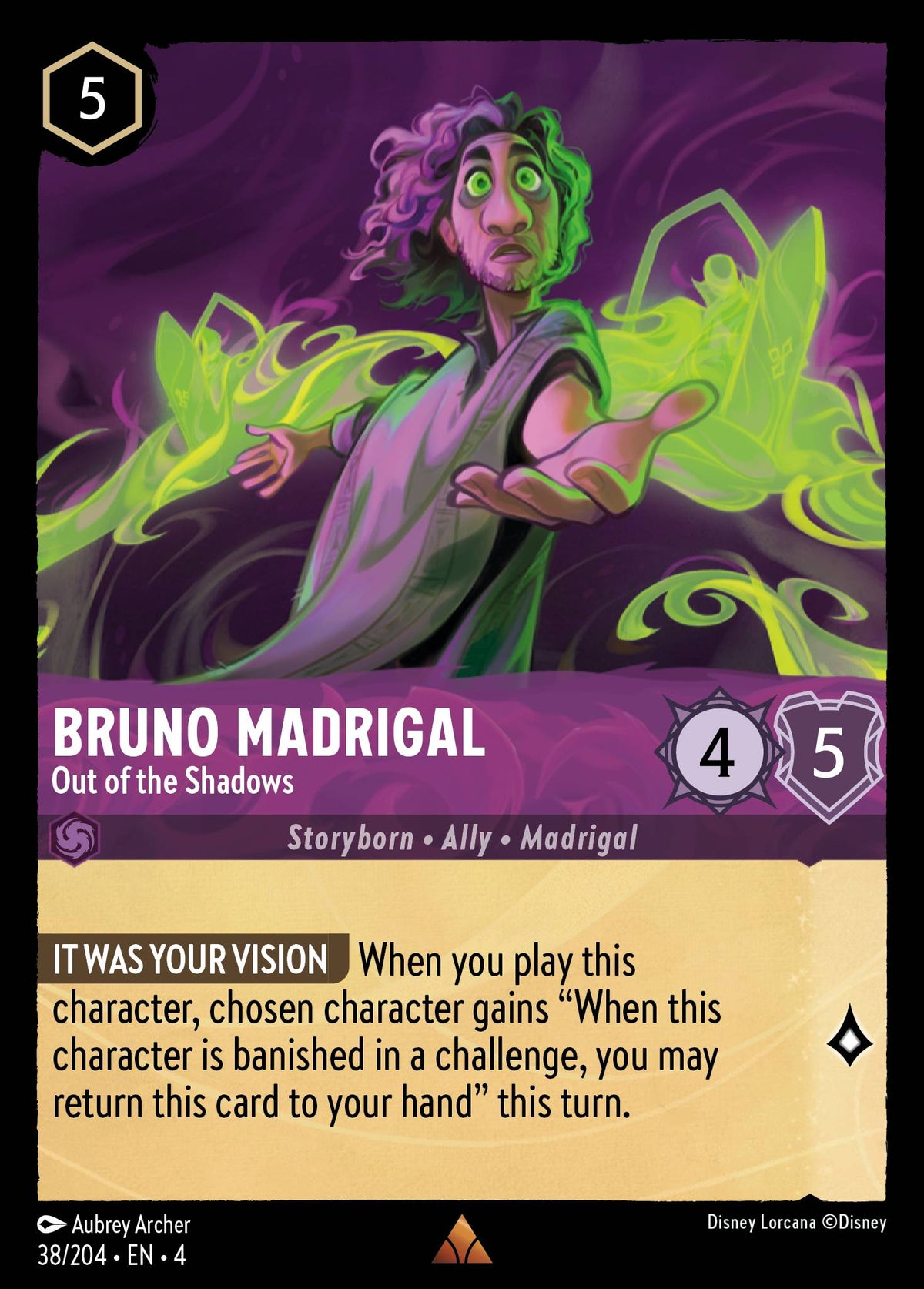 Bruno Madrigal - Out of the Shadows | Ursula's Return | 38/204 | Normal