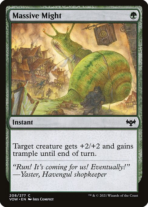 Massive Might - Innistrad: Crimson Vow #208