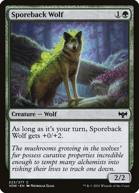 Sporeback Wolf - Innistrad: Crimson Vow #223