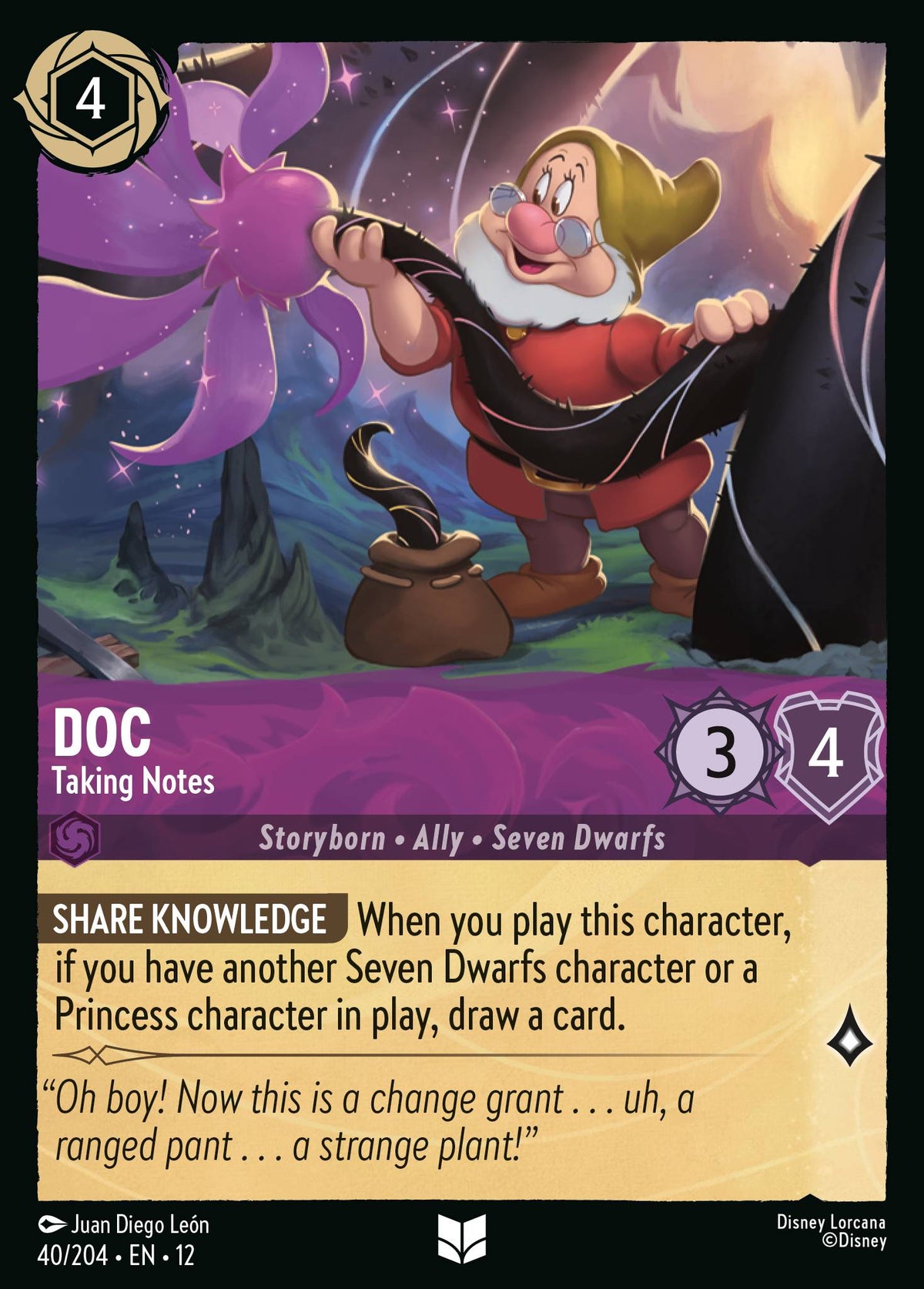 Doc - Taking Notes | Wilds Unknown | 40/204 | Normal