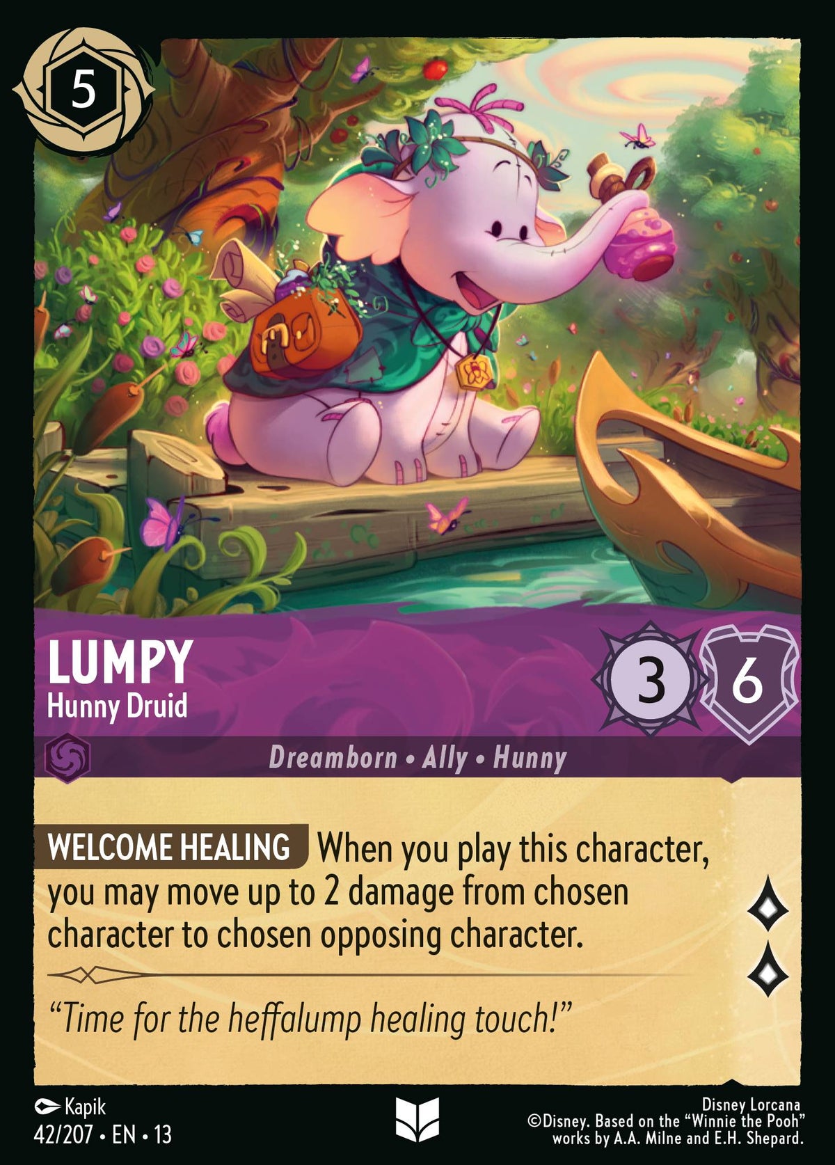 Lumpy - Hunny Druid | Attack of the Vine! | 42/207 | Normal