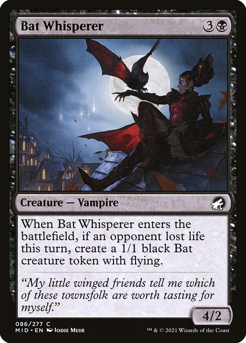 Bat Whisperer - Innistrad: Midnight Hunt #86
