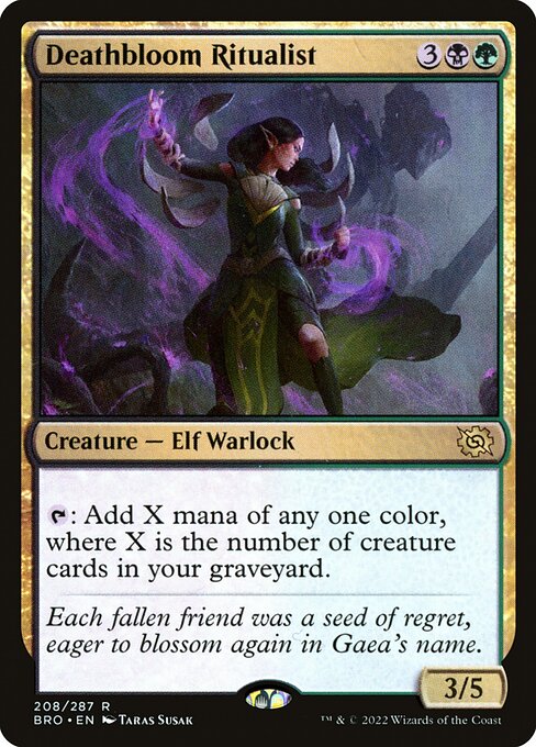 Deathbloom Ritualist - The Brothers' War #208