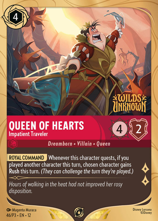 Queen of Hearts - Impatient Traveler | Disney Lorcana Promo Cards | 46 | Holofoil