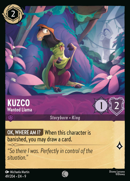 Kuzco - Wanted Llama | Fabled | 49/204 | Normal