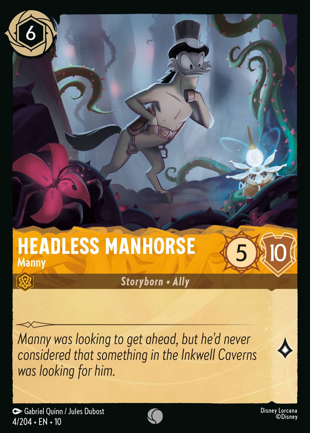 Headless Manhorse - Manny | Whispers in the Well | 4/204 | Cold Foil