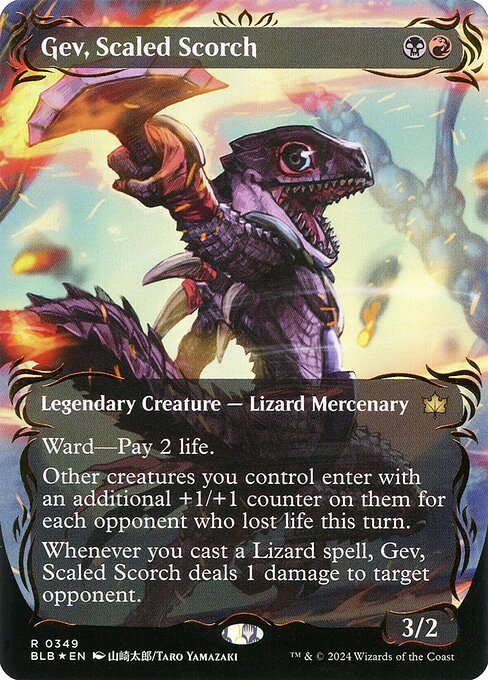 Gev, Scaled Scorch - Bloomburrow #349