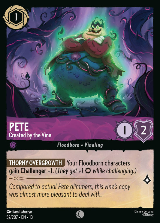 Pete - Created by the Vine | Attack of the Vine! | 52/207 | Normal