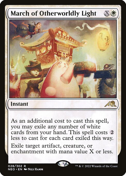 March of Otherworldly Light - Kamigawa: Neon Dynasty #28