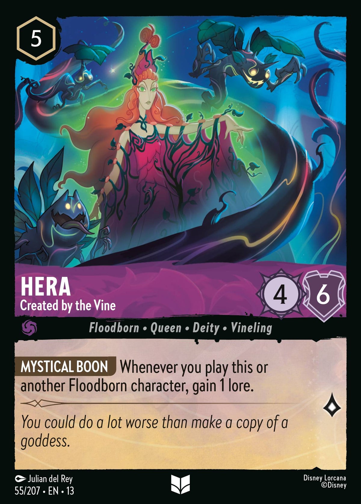 Hera - Created by the Vine | Attack of the Vine! | 55/207 | Normal