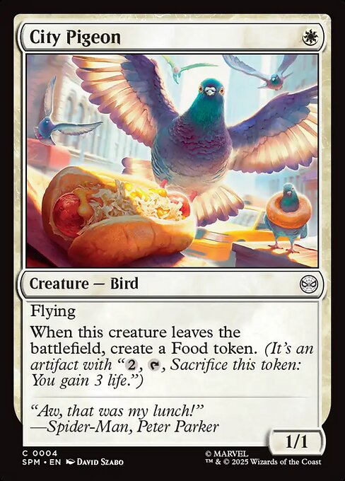 City Pigeon - Marvel's Spider-Man #4
