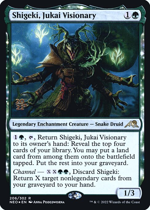 Shigeki, Jukai Visionary - Kamigawa: Neon Dynasty Promos #206s