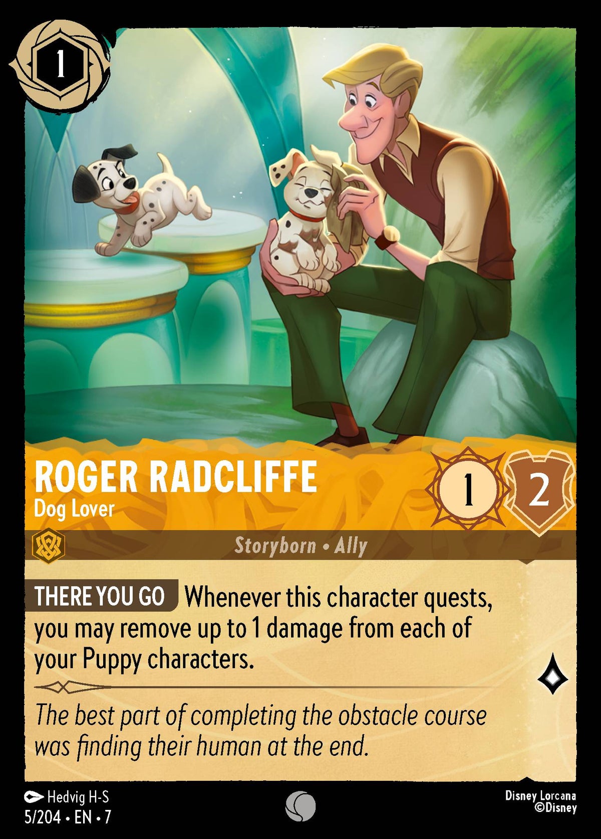 Roger Radcliffe - Dog Lover | Archazia's Island | 5/204 | Normal