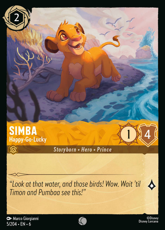 Simba - Happy-Go-Lucky | Azurite Sea | 5/204 | Normal