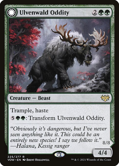 Ulvenwald Oddity // Ulvenwald Behemoth - Innistrad: Crimson Vow #225