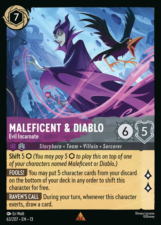 Maleficent & Diablo - Evil Incarnate | Attack of the Vine! | 63/207 | Cold Foil