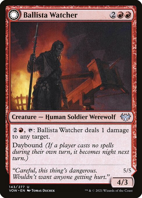 Ballista Watcher // Ballista Wielder - Innistrad: Crimson Vow #143