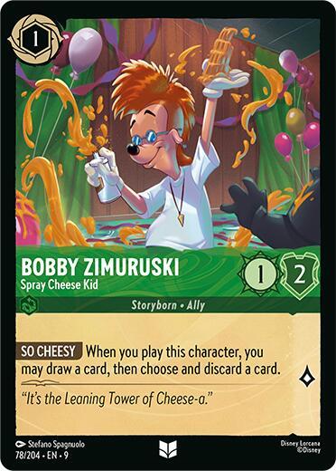 BOBBY ZIMURUSKI SPRAY CHEESE KID