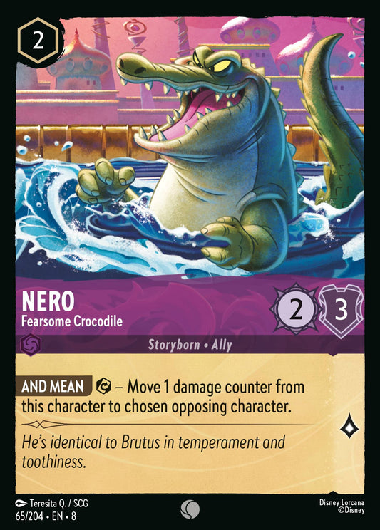 Nero - Fearsome Crocodile | Reign of Jafar | 65/204 | Normal